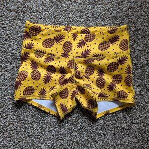 Tough Mode pineapple low rise 3'' shorts xs